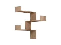 Étagère murale en bois "Luksa" - 60 x 90 x 60 cm - Chêne