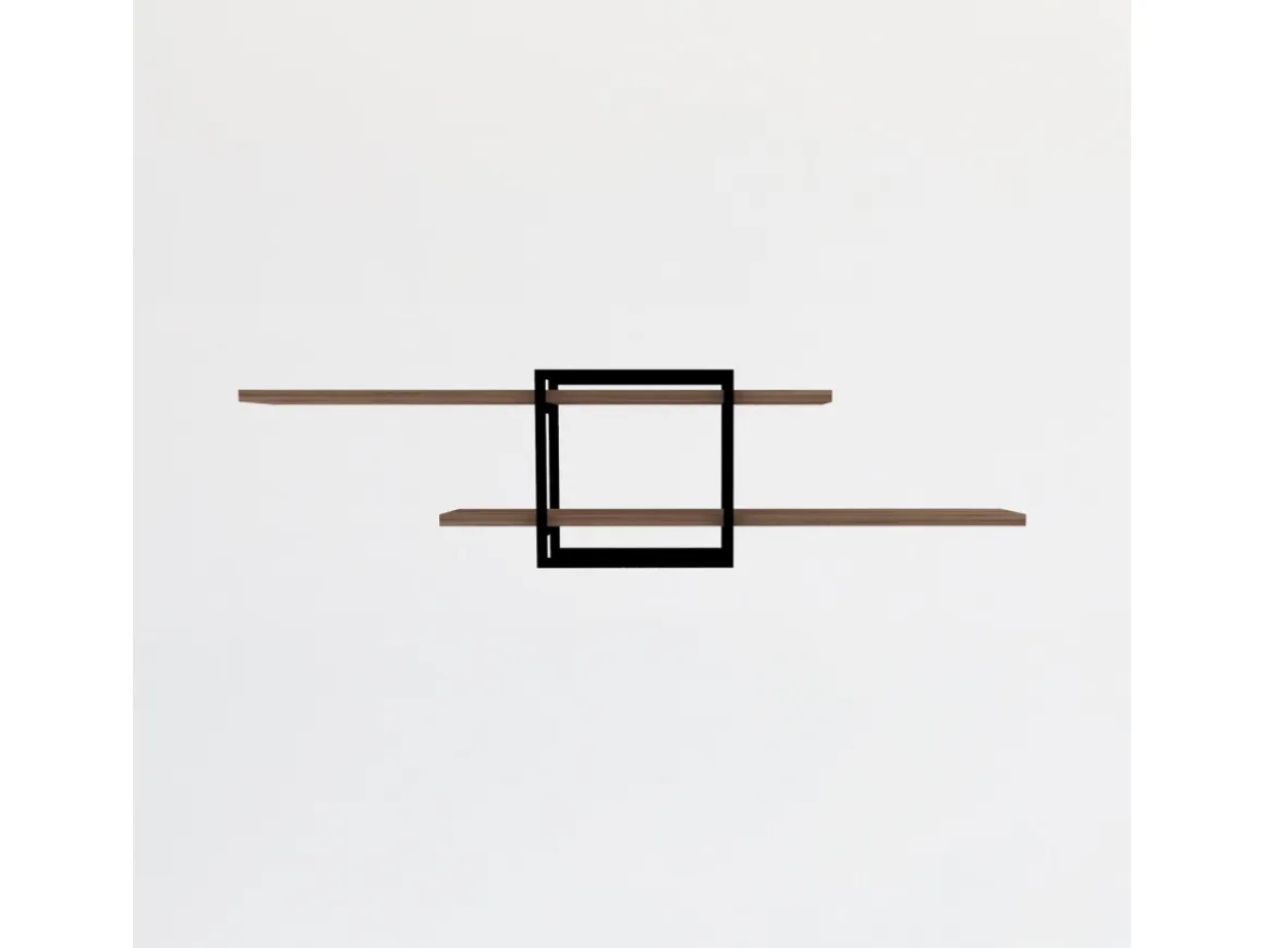 Étagère murale en bois "Mone" - 120 x 18 x 30 cm - Pin atlantique