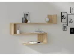 Étagère murale en bois 