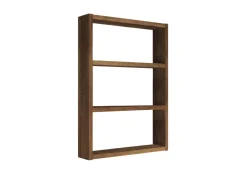 Étagère murale en bois "PR1" - 43 x 9 x 60 cm - Noyer