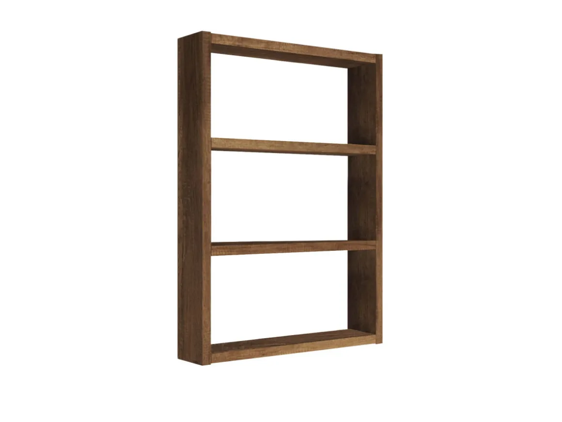 Étagère murale en bois "PR1" - 43 x 9 x 60 cm - Noyer