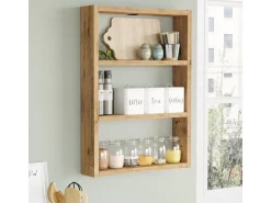 Étagère murale en bois 