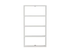 Étagère murale en bois "Quatro" - 43 x 9 x 80 cm - Blanc