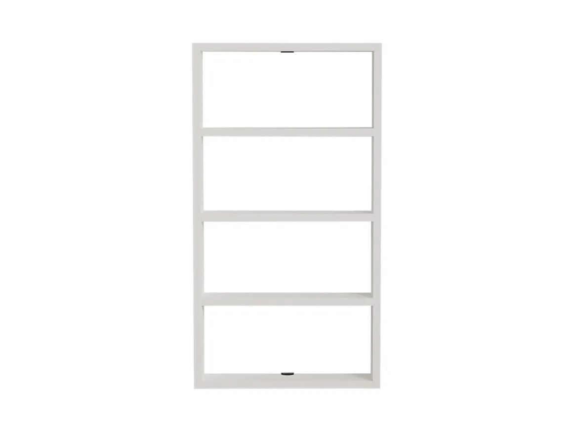 Étagère murale en bois "Quatro" - 43 x 9 x 80 cm - Blanc