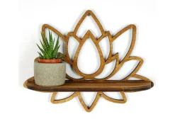 Étagère murale en bois
