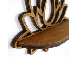 Étagère murale en bois