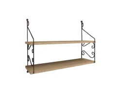 Étagère murale en bois 