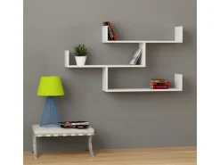 Étagère murale en bois 