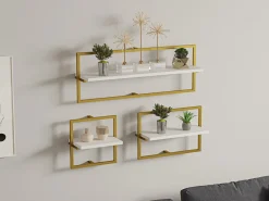 Étagère murale en bois 