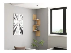 Étagère murale en bois 