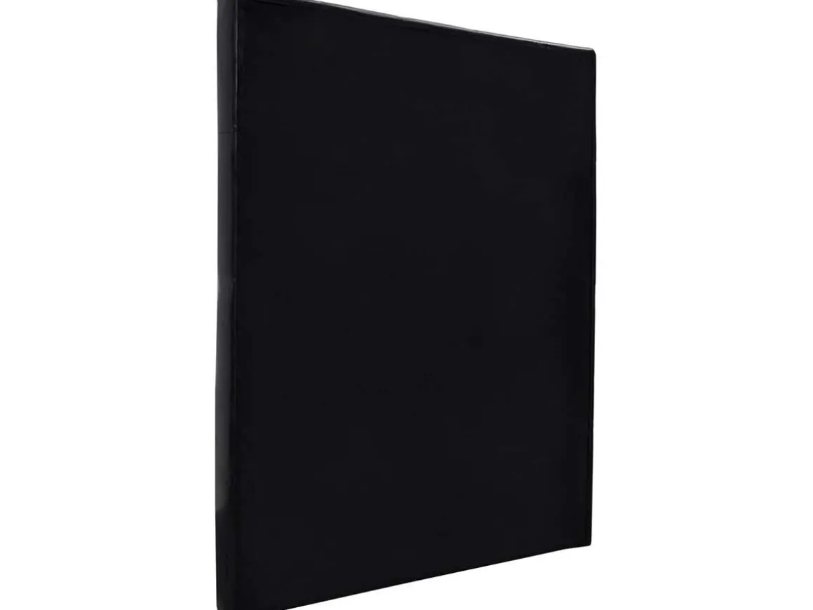 Tête de lit capitonnée "Déco" - 99 cm - Noir - En PVC