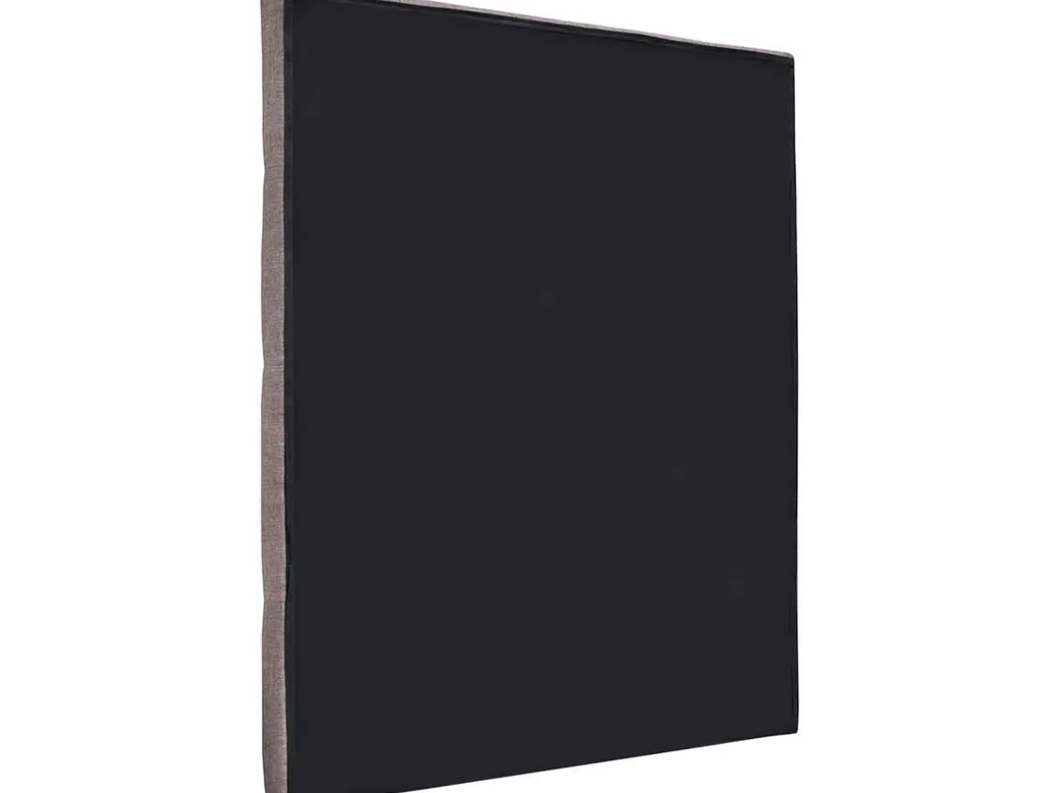 Tête de lit capitonnée "Déco" - 99 cm - Taupe - En tissu