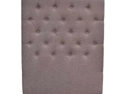 Tête de lit capitonnée "Déco" - 99 cm - Taupe - En tissu