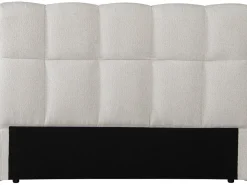 Tête de lit en tissu épais style bubble 